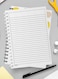 Lowha Spiral Notebook With 60 Sheets And Hard Paper Covers With Enjoy The Day Doodle Circles Design, For Jotting Notes And Reminders, For Work, University, School