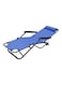 Generic 3 In 1 Foldable Beach Chair Blue 153X60X35Centimeter