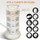 Sky-Touch Vertical Tower Power Strip Universal With 14 Charging Multi Plugs 4 USB Ports, Electric Charging Station Surge Protector