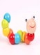 Generic Wooden Twisting Puzzle Caterpillar Toy