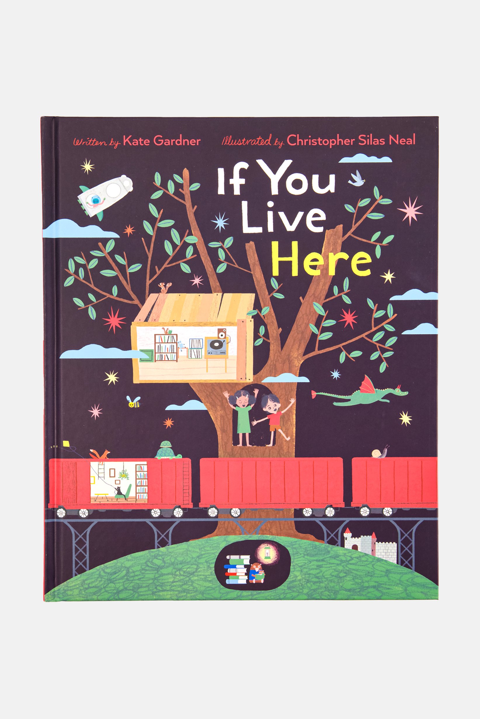 Kate Gardner If You Live Here Book, Black