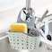 Generic Skeido Kitchen Sink Shelf Soap Sponge Drain Rack Holder Double Decker Hanging Basket Storage Suction Cup Kitchen Organizer Sink Accessories Wash Dropshipping,