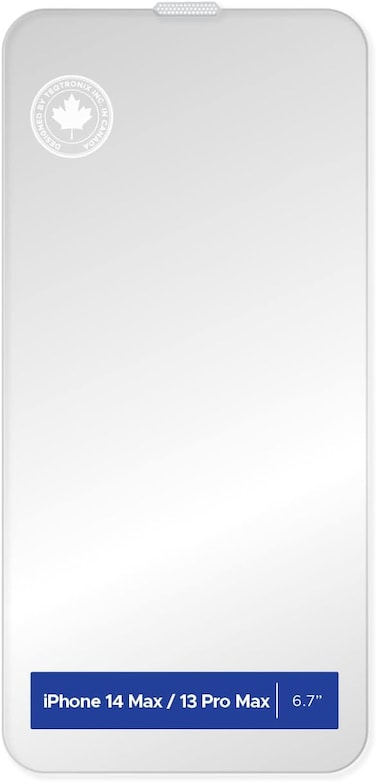 Levelo Anti-Static Clear Twice Tempered Screen Protector Compatible With iPhone 14 Plus / 13 Pro Max 6.7&quot; Hydrophobic &amp; Oleophobic, Anti Scratch, Dust Proof - Clear