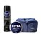 NIVEA MEN Antiperspirant Spray DEEP 150ml + Face Body &amp; Hands Cream Moisturising Tin 75ml