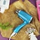 Olsenmark OMH4101 850 W Travel Hair Dryer with Foldable Handle, 2 Speed Control, Overheat Protection and Compact, Lightweight, Travel Friendly,Salon and at Home Styling - Blue