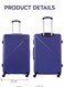 Parajohn ABS Hard Side Spinner Check In Large Luggage Trolley 28 Inch