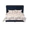 In House Geneva Velvet Bed Frame - Queen - 200x160 cm - Beige