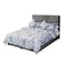 In House Granada Velvet Bed Frame - Single - 200x100 cm - Gray