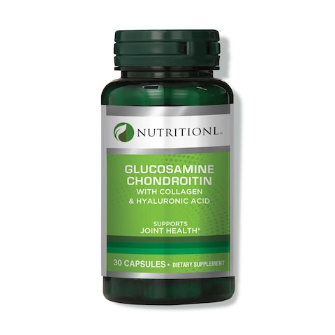 Nutritionl Glucosamine Chondroitin With Collagen &amp; Hyaluronic Acid 30 Capsules