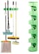 
Wall Hanger Storage Mounted Holder Organizer Rack Broom Mops Kitchen Tools Brush Holder (Assorted colors)