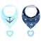 Little Story Bandana Drool Bibs Set of 2 - Anchors