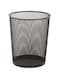 Honey Can Do Mesh Metal Trash Can Black 11.5X14X11.5Inch