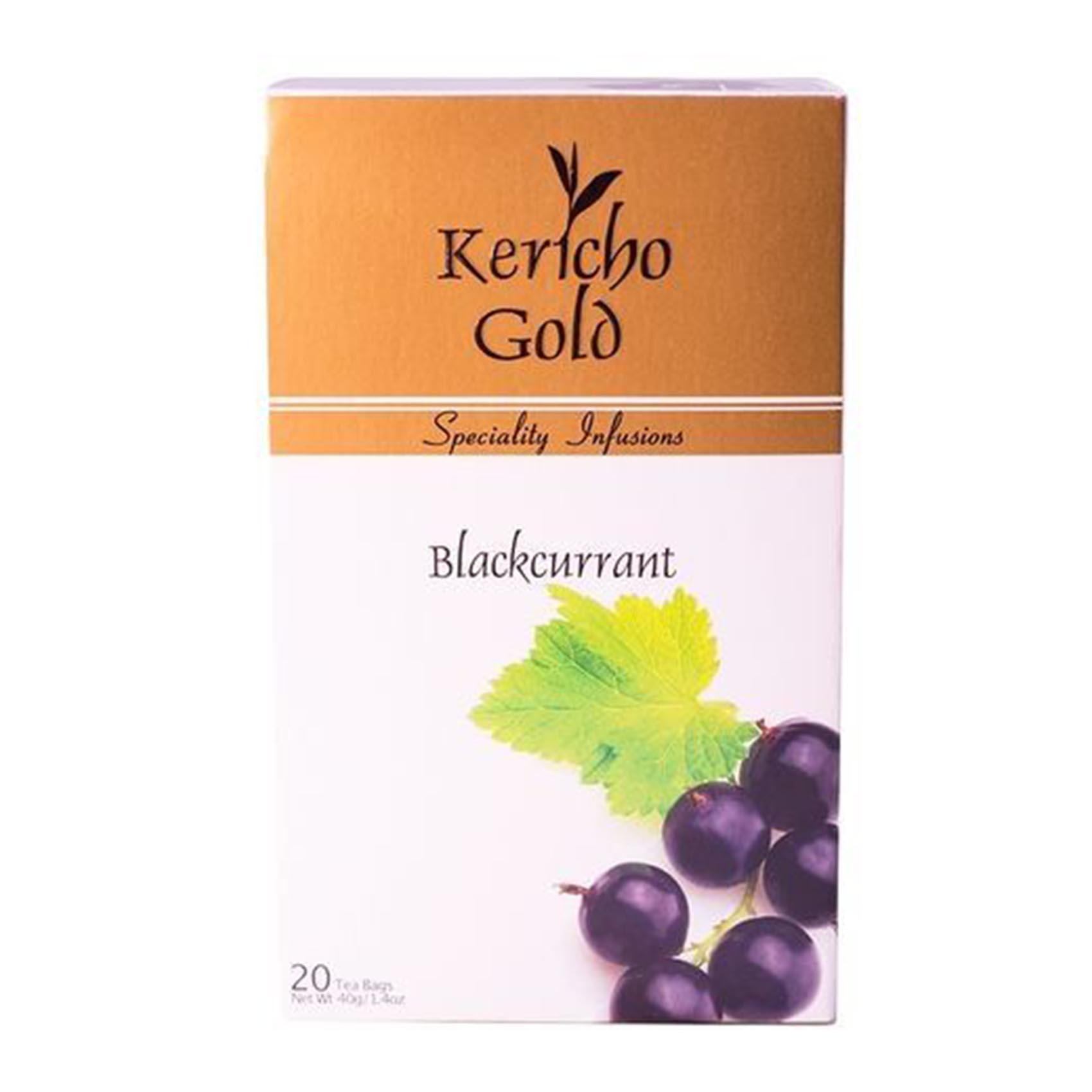 Kericho Gold Blackcurrant Tea Bags 2g x Pack of 20