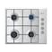 Veneto 4 Burner Built-in Hob H3X66G4VE.VN Silver 60cm
