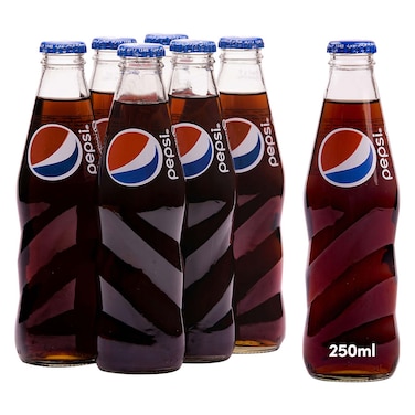 Pepsi Cola Bottle 250ml x 6
