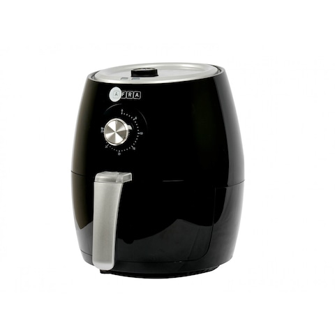 AFRA Air Fryer, 1300-1500W, 2.5L Capacity, Adjustable Temperature, Overheat Protection, Non-Slip Feet, Cool Touch Handle, G-MARK, ESMA, ROHS, And CB Certified, AF-2515AFBK, 2 Years Warranty