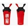 Supreme Sports 2-In-1 Shaker Bottle Red 500ml