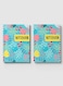 Lowha Spiral Notebook With 60 Sheets And Hard Paper Covers With Fantasy Shapes Design, For Jotting Notes And Reminders, For Work, University, School