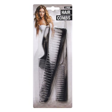 Uncle Bills Stylish Hair Comb 3 Pieces