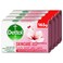 Dettol Skincare Bar Soap, Rose &amp; Sakura Blossom Scent, 165g x 4