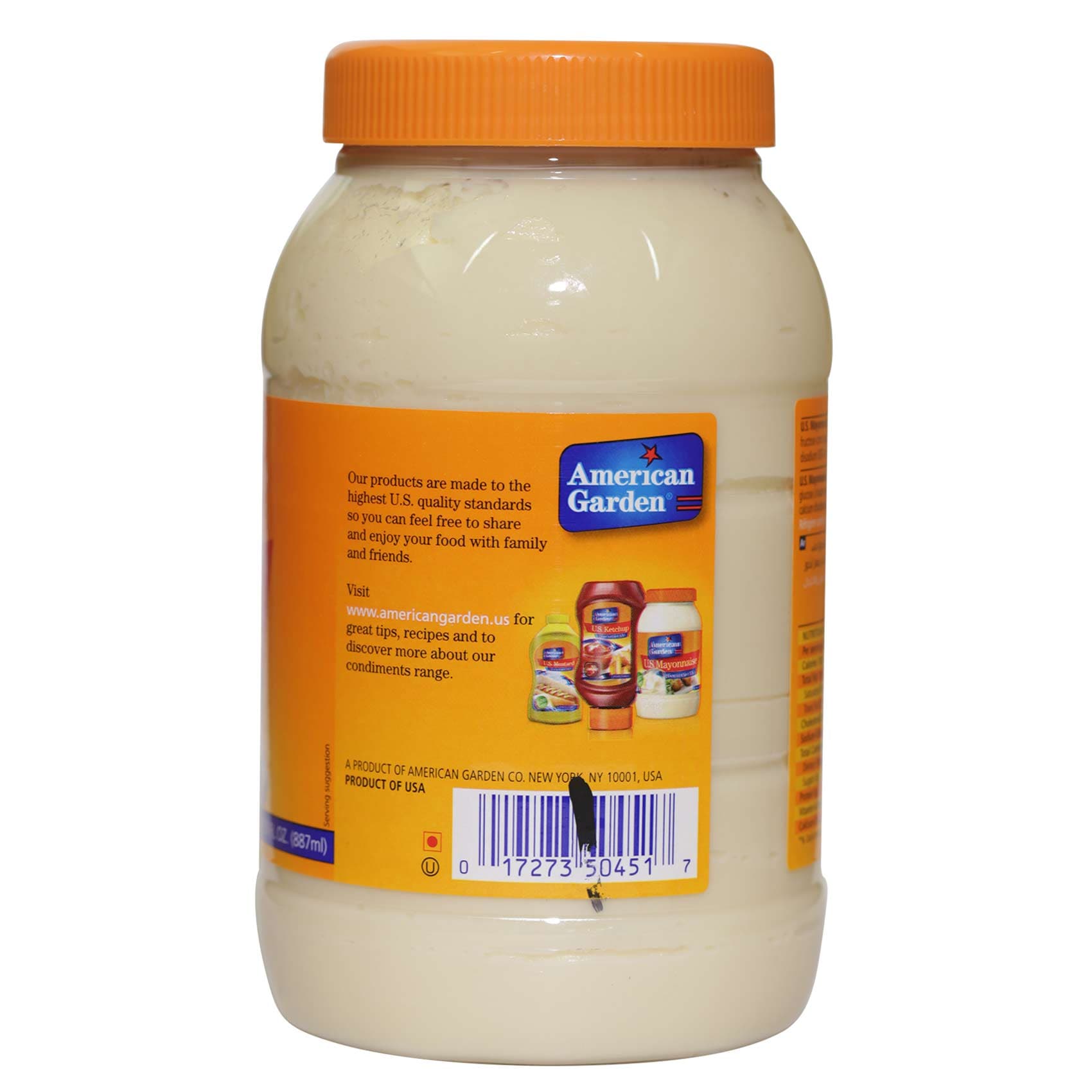 American Garden Mayonnaise Jar 887 Ml product thumbnail 3