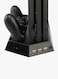 Generic 3-Port USB Vertical Wired Charging Dock Stand Cooler With Cd Storage For Playstation 4