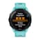 Garmin Forerunner 265 GPS Running Smartwatch, Black Bezel With Aqua Case And Aqua/Black Silicone Band, 010-02810-12