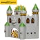 Nintendo Bowser's Castle Super Mario Deluxe Bowser's Castle Playset with 2.5" Exclusive Articulated Bowser Action Figure, Interactive Play Set with Authentic In-Game Sounds