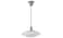 Pendant lamp, nickel-plated/opal white glass40 cm
