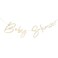 Ginger Ray Wooden Baby Shower Bunting- Gold