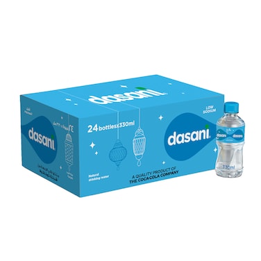 Dasani Natural Water - 330ml x 24 Bottle