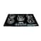 Geepas GGC31011 5-Burner Gas Hob, Attractive Design, 8mm Tempered Glass Worktop, Automatic Ignition, 5 Heating Zones, Ergonomic Design, Stainless Steel Body, 1 Year Warranty