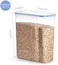 Cereal &amp; Dry Food Storage Containers 4.0 Liter Set Of 4 Large Airtight Lid With Marker And Labels