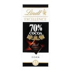 Buy Lindt Excellence 70% Cocoa Dark Chocolate 100g in UAE