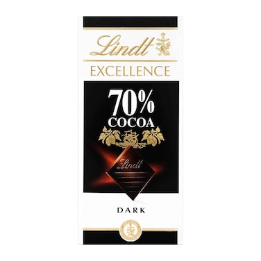 Lindt Excellence 70% Cocoa Dark Chocolate, 100g