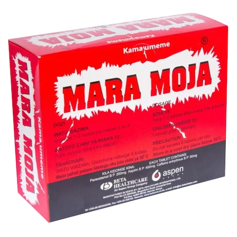 MARA MOJA PAINKILLER TABLETS 100S