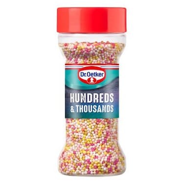 Dr. Oetker Edible Decorations Sprinkles Hundreds and Thousands 65GR