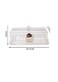 Lihan Rectangular Cake Tray, Cake Plate Dish With Acrylic Display Cover Lid, Dessert Holder Tray, Cake Stand, Acrylic Grain Rectangle Cake Platter With Acrylic Cover, Pastry Base