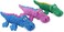 Plush Pet Crazy Gators Dog Toy - Multicolor - 3pc