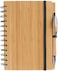 Gehe Spiral Notebook Bamboo Notebooks/Journals With Pen For Journaling Writing Note Taking Diary And Planner ，Bamboo Notepad, 70 Sheets