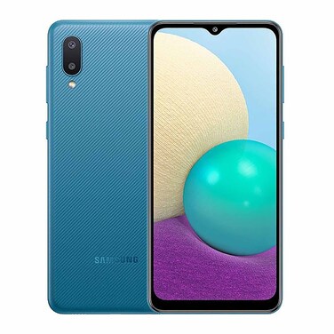 Samsung Galaxy A02 - 6.5-inch 32GB/3GB Dual SIM 4G Mobile Phone - Blue
