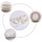 Party Time 1 Roll Balloon Glue Dots 100pcs Dot Glue Clear Removable Adhesive Dots Double Sided Ballon Tape Strips for Birthday Wedding Baby Shower Party Valentine&#39;s Day DIY Decorations Arch Decoration