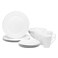 Royal ford porcelain dinner set color white 16 pieces