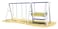 RBWTOYS New Outdoor Swing Series  with Premium Metal, Playset for Kids.  RW-13107.  400x150x250cm.