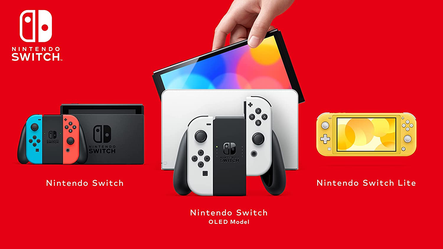 Nintendo Switch (Oled Model) - Neon Blue/Neon Red + Just Dance 2022 (Nintendo Switch)