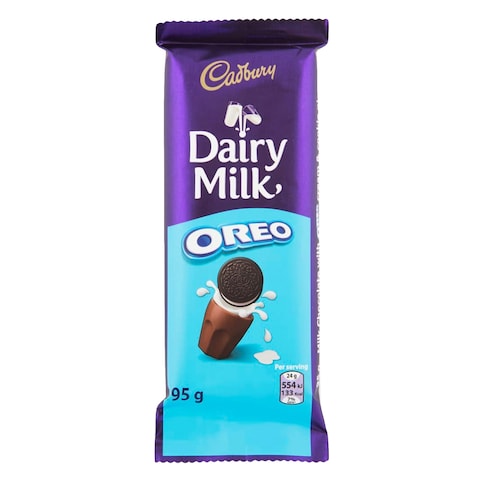 Cadbury Dairy Milk Oreo Chocolate Bar 95G