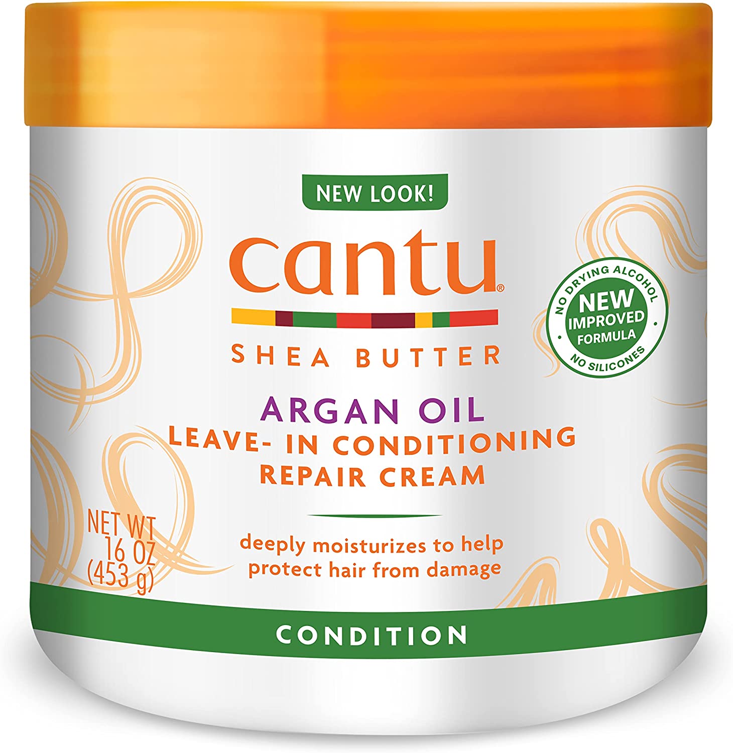 Buy Cantu Argan Oil Leave In Conditioning Repair Cream, 16 Ounce Online ...