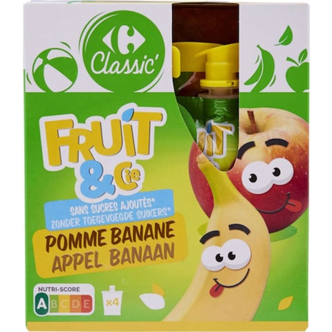 Carrefour Classic Apple Puree 90gx4