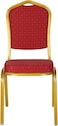 Karnak Series Crown Back Stacking Banquet Chair In Red Fabric For Weddings Banquets Ceremony Hotel Dining Parties