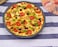 3-Piece Non-Stick Pizza Pan Black